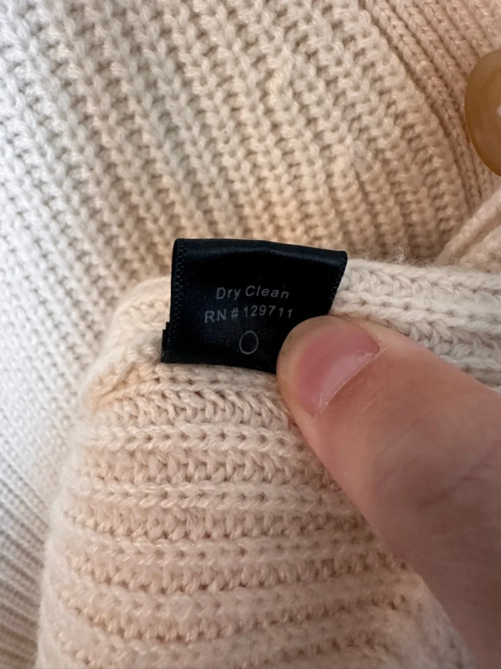 Jenni Kayne Cashmere Cocoon Ivory Cardigan S - Picture 10 of 10